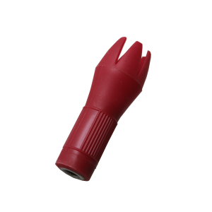 red flower tip with metal insert