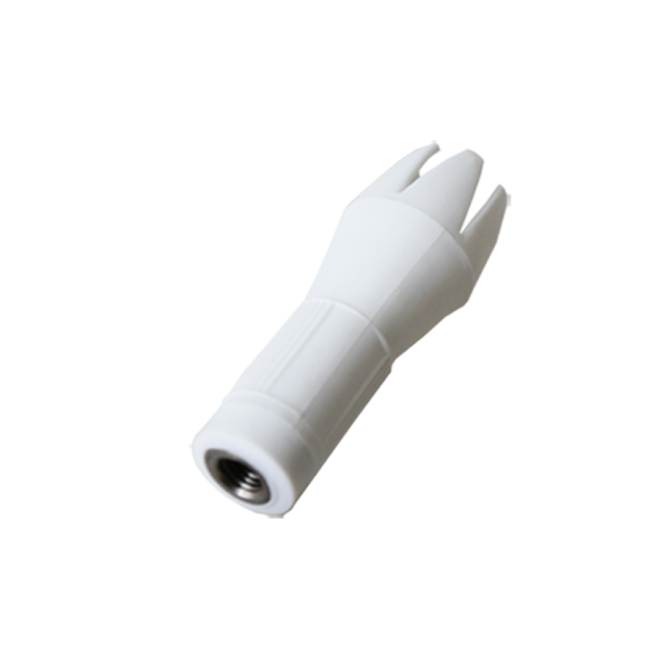 flower tip with metal insert