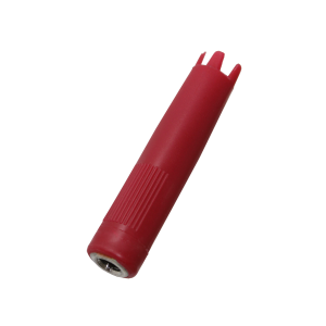 red straight tip with metal insert